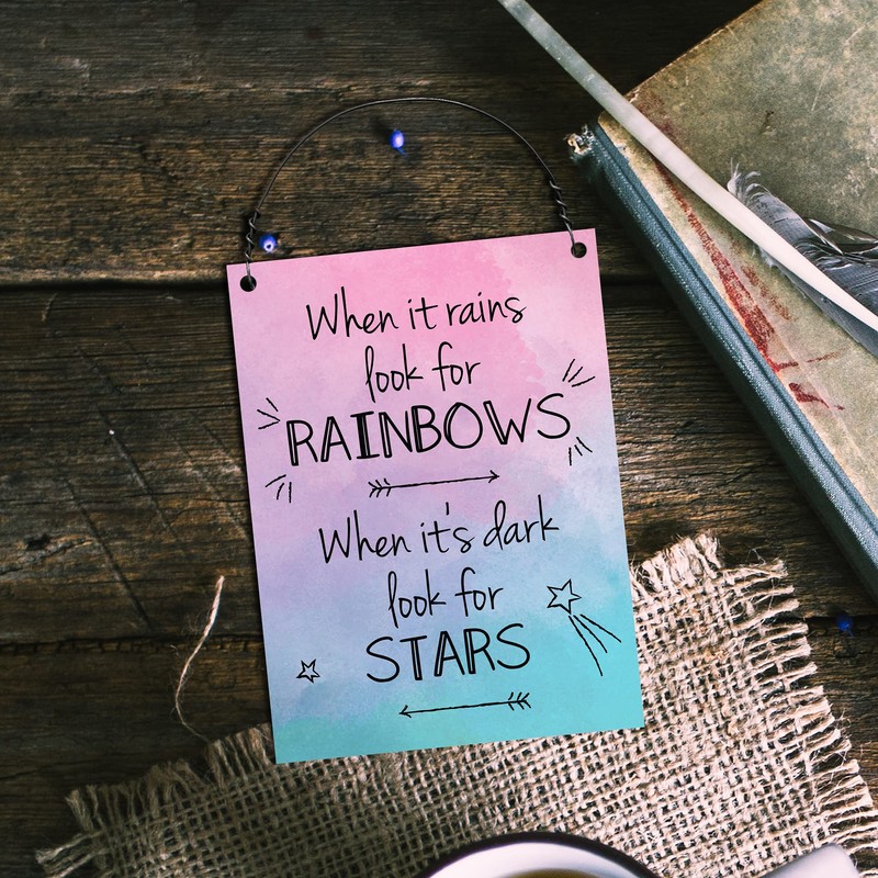 Dorothy Spring When It Rains Look For Rainbows When it's