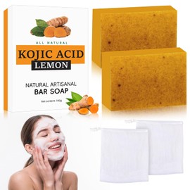 UOY Turmeric soap, 2 pieces turmeric soap for face, turmeric brightening soap, turmeric soap for face and body