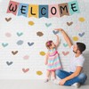 57pcs Boho Rainbow Welcome Banner Welcome Bulletin Board Set for