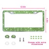 Bling License Plate Frame for Women, Sparkly Stainless Steel License