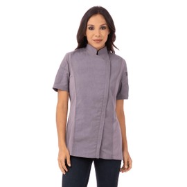 Chef Works Women's Springfield Chef Coat, Purple, X-Large