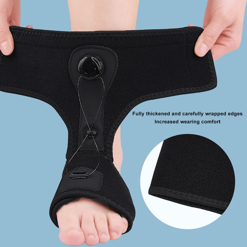 Plantar Fasciitis Night Splint Adjustable Rotating Knob Sleep Support for