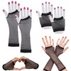 DBOO Fishnet Gloves 2 Pairs Long & Short Fingerless Fishnet