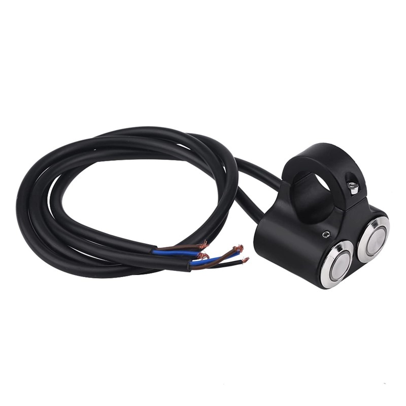 Depisuta Motorcycle Turn Signal Switch, Handlebar Switch with Indicator Light