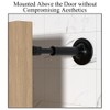 Door Stopper, Brass Sound Dampening Door Bumpers Retractable Hydraulic Shock