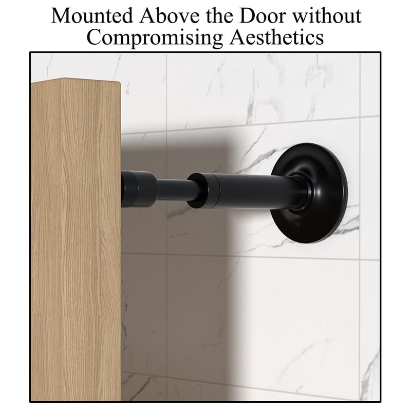 Door Stopper, Brass Sound Dampening Door Bumpers Retractable Hydraulic Shock
