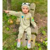LENSOUS Paddy Field Baby Girls Boys Police Costume Bodysuit (Pilot,