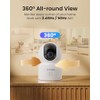 ZOSI ZOSI C518 2K 3MP Pan/Tilt Security Camera,360° Views Baby/Pet