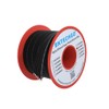 BNTECHGO 24 Gauge Silicone Ribbon Cable Flexible 6P Black 25
