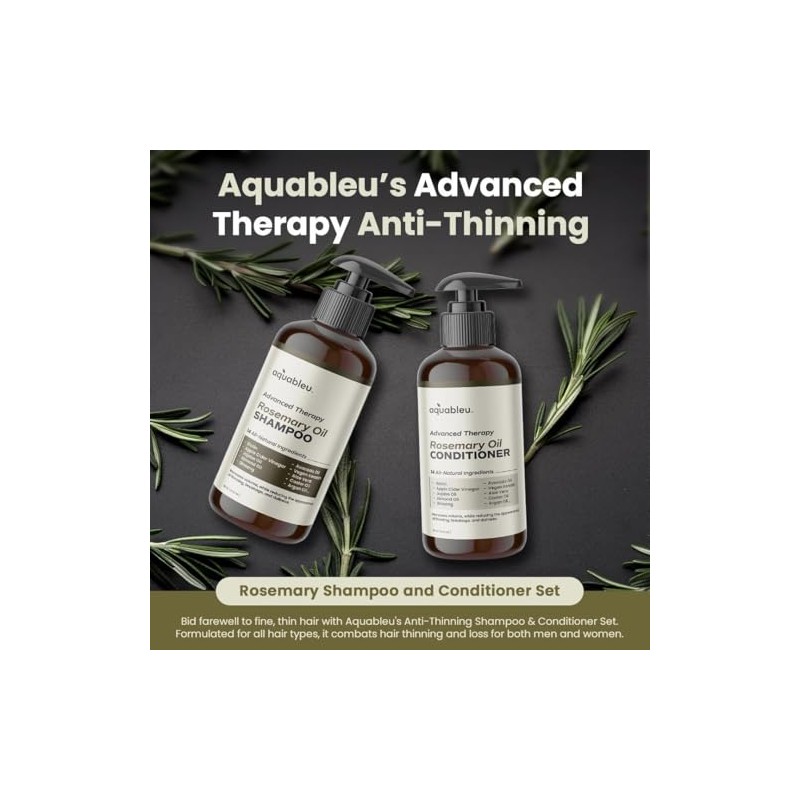 Aquableu Set De Champú Y Acondicionador Advanced Therapy Anti-Finning Con
