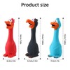Hojalis Squeaky Dog Toys, 3 Pcs Rubber Chicken & Duck