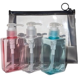 Travel Bottle Plastic pump bottle dispenser 3.4 oz /100ml