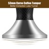 2 in 1 53mm Espresso Coffee Tamper with Stirrer Stainless