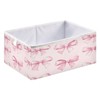 CZXW Pink Bows Storage Bins Cube Foldable Storage Baskets Bin