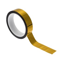 RATCHROLL 1 Roll Universal Air-Release Adhesive Pinstripe Tape Reflective Automotive Pinstriping Tape Gold Tone 0.87"x164.04ft