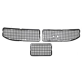 3-Piece Cowl Vent Grille Screens, 1968-72 GM A-Body with AC