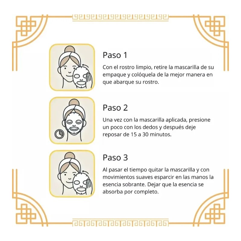 Kit 50 Mascarillas Faciales Hidratantes + Rodillo De Jade