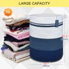 COMSE Extra Large Blanket Basket, Tall Laundry Basket, Nursery Hamper,
