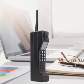 Luqeeg 90s Phone Prop, Retro Phone Ornament, Vintage Brick Phone Ornament, 80s Party Decorations, Retro Phone Clothing Accessories, Durable Brick Phone, #011