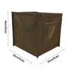 Outdoor Collapsible Trash Can Large Capacity 33L Oxford Cloth Collapsible