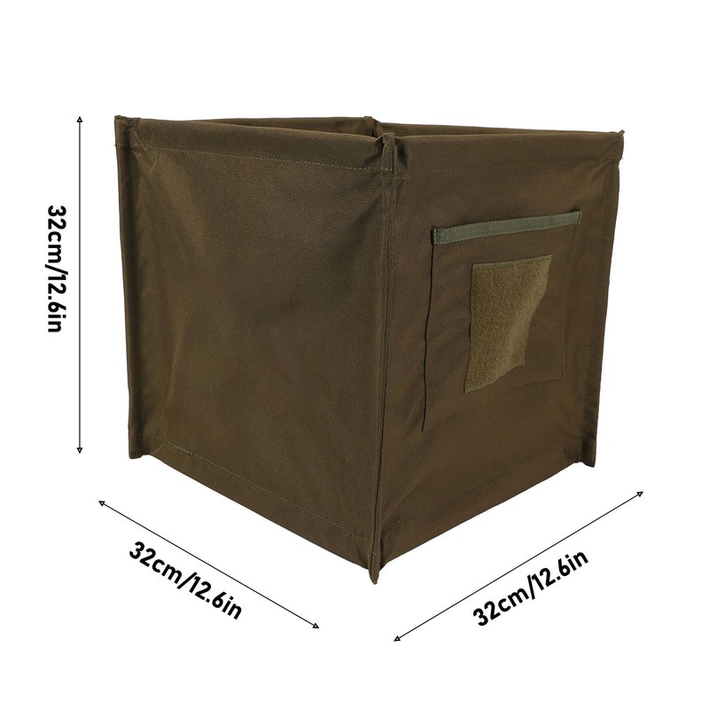 Outdoor Collapsible Trash Can Large Capacity 33L Oxford Cloth Collapsible