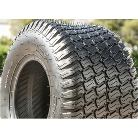 Forerunner Wave Lawn Mower & Garden Tractor All-Season Tire-15x6.00-6 15x6-6 15x6x6 Load Range 4 Ply BSW Black Side Wall
