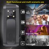1080P HD Back Clip Camera, Portable Camera with Night Vision
