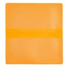 Sunburst Orange Vinyl Checkbook Cover, Top Tear Personal Vinyl Checkbook