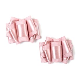 Akiriko k467 Losgrain x Satin Ribbon Shoes Accessories, Made in Japan, Pink