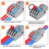 65PCS Lever Wire Connectors, 2 in 2 Out/2 in 4
