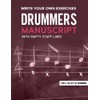 Drummers Manuscript - Sheets: 12 Staves Per Page - Write