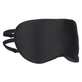 FOMIYES Silk Eyeshade Shading Eyepatch Eye Cup Eye Shield Silk Eye Mask Rest Eye Mask Black