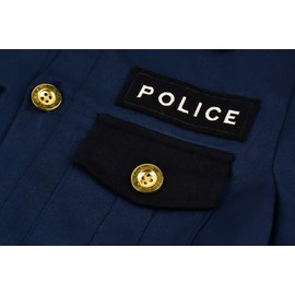 ReliBeauty Police costume for children, boys with accessories, 130