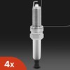A-Premium Ignition Coils and Spark Plugs Kits Compatible with Hyundai