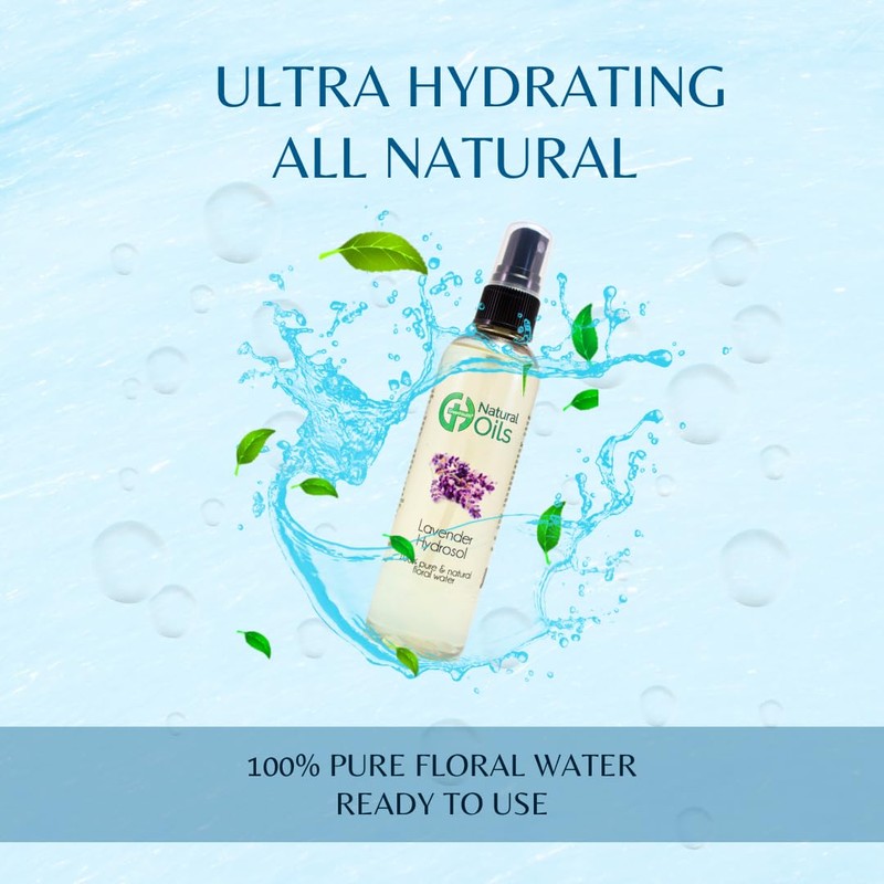 GreenHealth Hydrosol (Floral Water) - 32 fl oz Plastic Jug