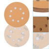 5PCS 8-Holes Sandpaper Sanding Hook and Loop Discs Pads 320