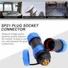 SP21 IP68 4Pin Waterproof Plastic Aviation Plug Socket Cable in