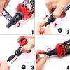 ZIOJOVK 16-Inch Rivet Nut Tool Rivet Nut Kit, with15 Metric