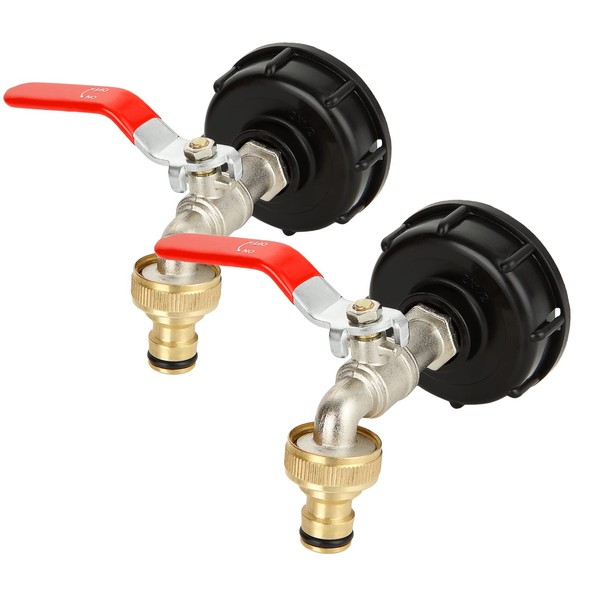 GOYADA IBC Tank Outlet Tap 1/2 Inch, 1000L IBC Outlet