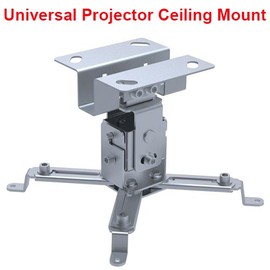Cmple- Universal Projector Ceiling Mount with Arm Length Upto 12.4"-Silver
