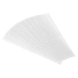 PATIKIL Pack of 250 Perforated Film PVC Shrink Tape for Caps 2.44 to 2.56 Inches 105 x 30 mm Clear