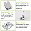 UFURMATE Position Control Hinge, 2PCS Zinc Alloy Wardrobe Door Hinge
