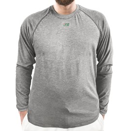 iFR Base Layer - Mens Long Sleeve Tee Shirts - Fire Resistant Shirts for Men - Fire Resistant Clothing - Heather Grey - Medium