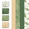 Aobkiat 24PCS Green Olive Leaf Themed Tissue Paper for Bags,Christmas