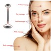 Baluue 3pcs Double- Natural Stone Face Roller Tool for Slimming