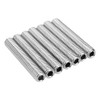 10Pcs Exhaust Manifolds Bolt,Stainless Steel Black Header Exhaust Manifold Head