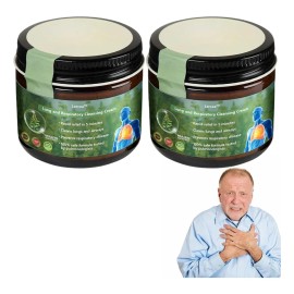 Crema Pulmonar Transparente De 2 Piezas Para Mejorar La Salu