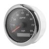 GPS Speedometer 85mm/3.35in Odograph 80MPH/H Stainless Steel Universal for Cars