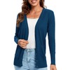 Urban CoCo Women's Long Sleeve Button Down Basic Cardigan Sweater