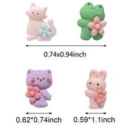 20 PCS Cute Cartoon Little Cat Push Pins Decorative Push Pins for Cork Board Cute Thumb Tacks for Bulletin Board, Photos Wall,Office Supplies,DIY,Cute Office Decorations